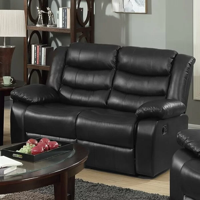 Amarien 56" Faux Leather Reclining Loveseat